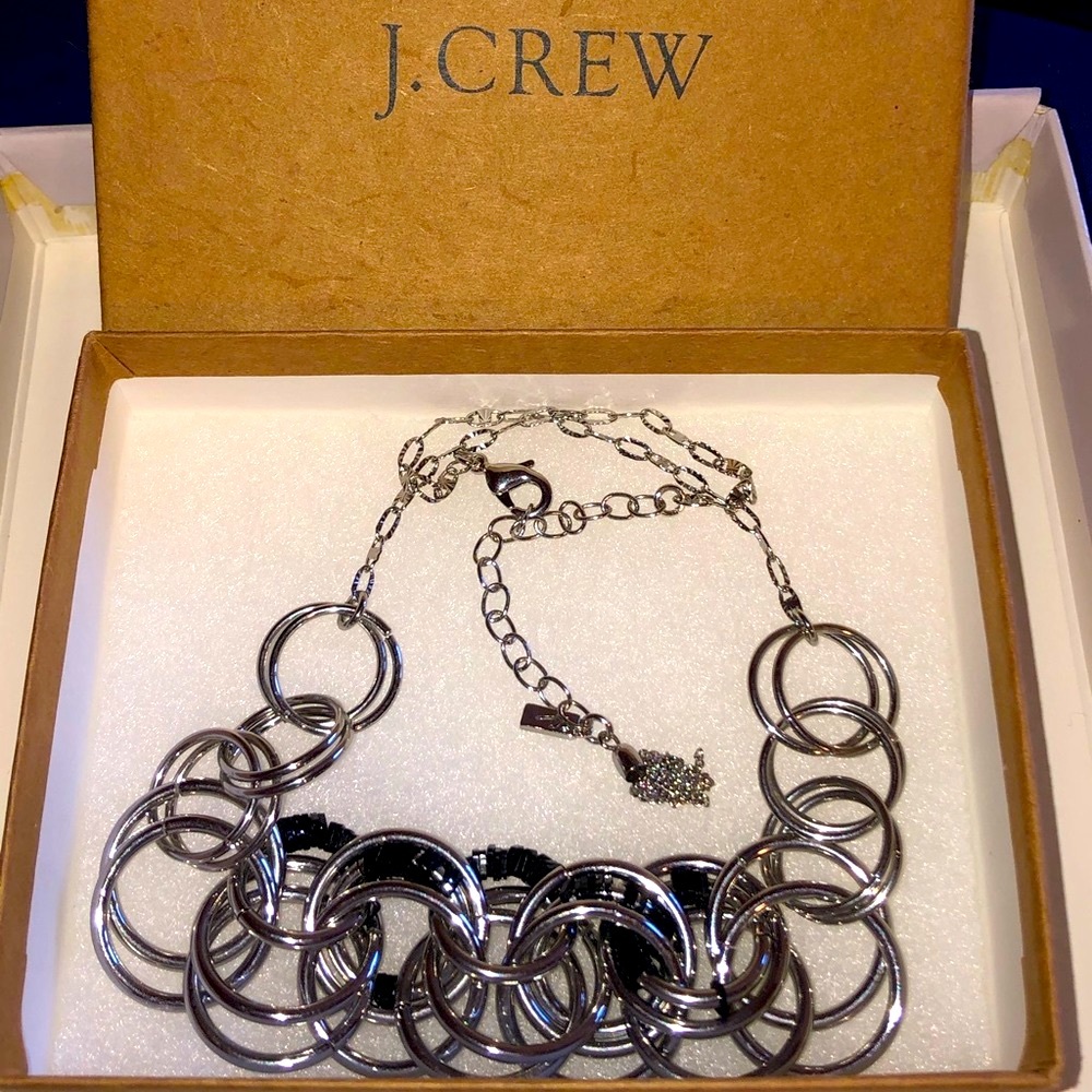 Brand New J Crew Silver Necklace in Box - Picture 6 of 7